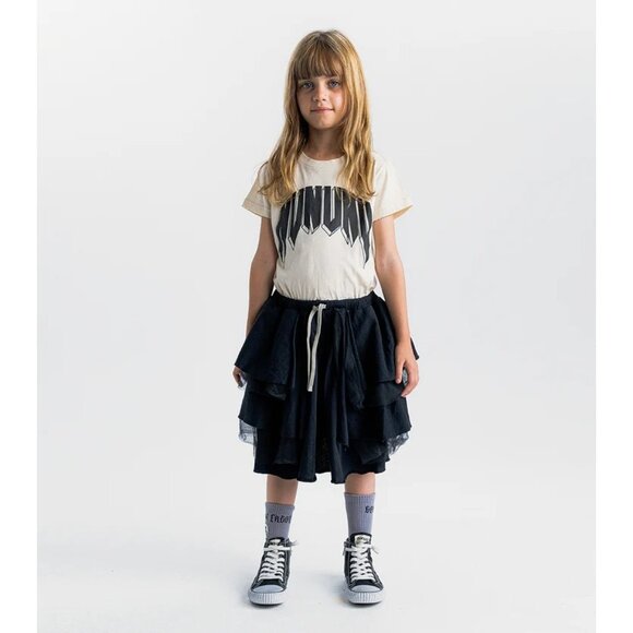 Nununu Rawk Layered Dress in Black - Picture 3 of 5